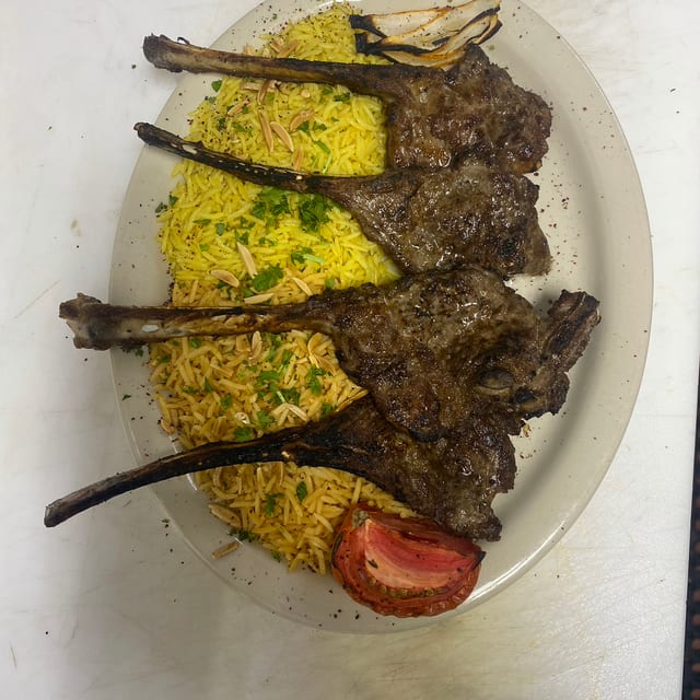 Lamb Chops Platter.