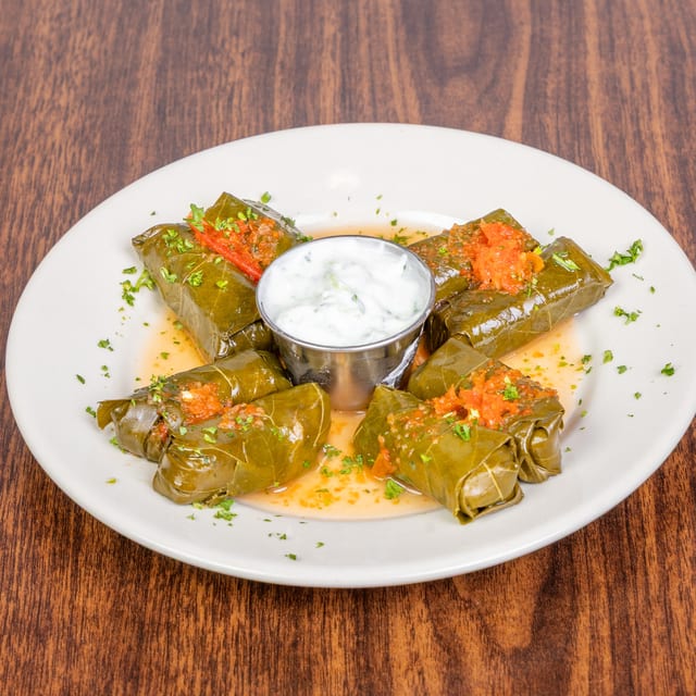 Stuffed Grape Leaves.