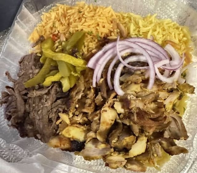 Chicken Shawarma Platter.