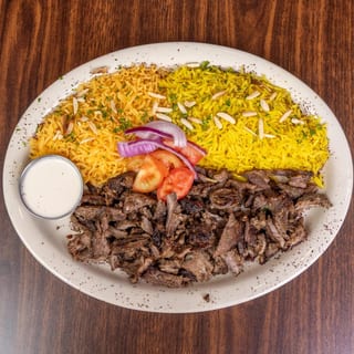 Beef Shawarma platter